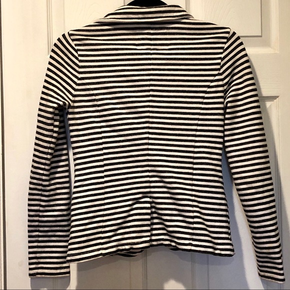 GUESS STRIPED SWEATER BLAZER JACKET SIZE XS - Picture 3 of 5